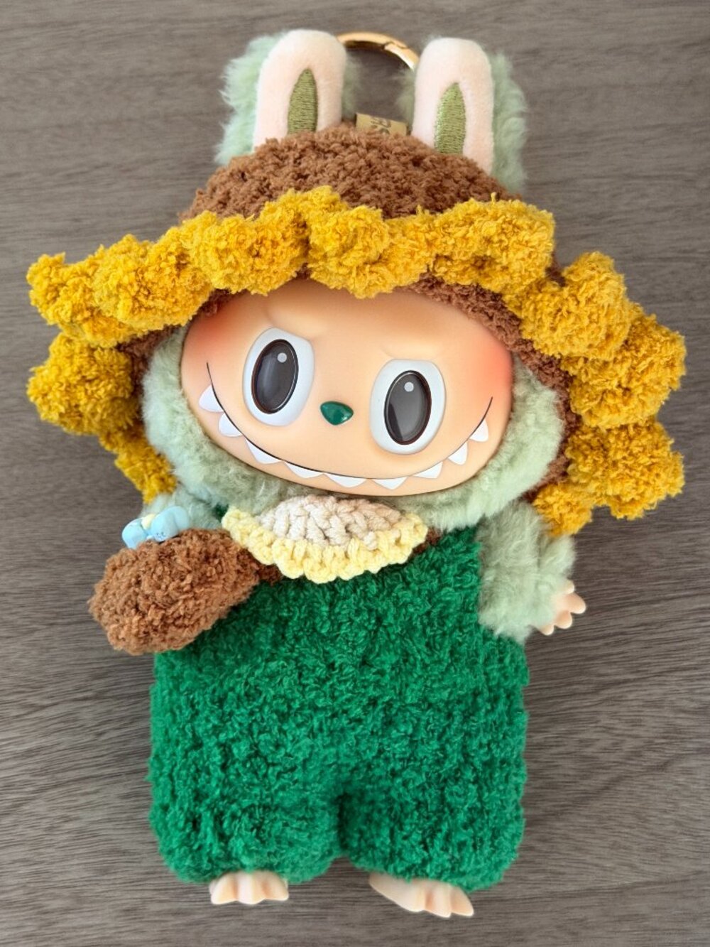 LABUBU - Exciting Macaron - GREEN GRAPE from POP MART [Open Box] + OUTFIT